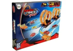 Tor Wyścigowy Racing z 4 Pętlami Dwa Autka 181 cm