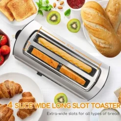 Toster Aigostar Sunshine srebrny/szary 1600 W
