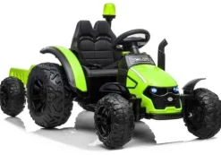 Traktor na akumulator z Przyczepą HZB-200 Zielony