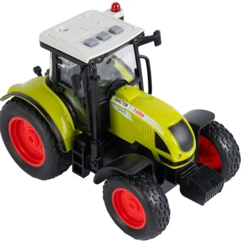Traktor Rolniczy Farmera Z Przyczepą Interaktywny Światło Dźwięk