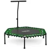 Trampolina fitness z uchwytem 127 cm Neo-Sport - sześciokątna zielona