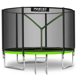 Trampolina ogrodowa 6ft/183cm z siatką zewnętrzną i drabinką Neo-Sport