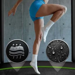 Trampolina ogrodowa 8ft/252cm z siatką zewnętrzną i drabinką Neo-Sport