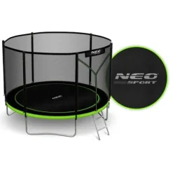 Trampolina ogrodowa 10ft/312cm z siatką zewnętrzną i drabinką Neo-Sport