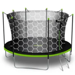 Trampolina ogrodowa 15ft/465cm z siatką wewnętrzną i drabinką Neo-Sport