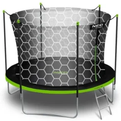 Trampolina ogrodowa 8ft/252cm z siatką wewnętrzną i drabinką Neo-Sport