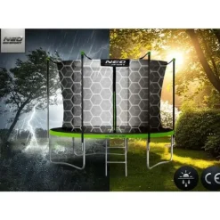 Trampolina ogrodowa 10ft/312cm z siatką wewnętrzną i drabinką Neo-Sport