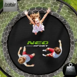 Trampolina ogrodowa 10ft/312cm z siatką wewnętrzną i drabinką Neo-Sport