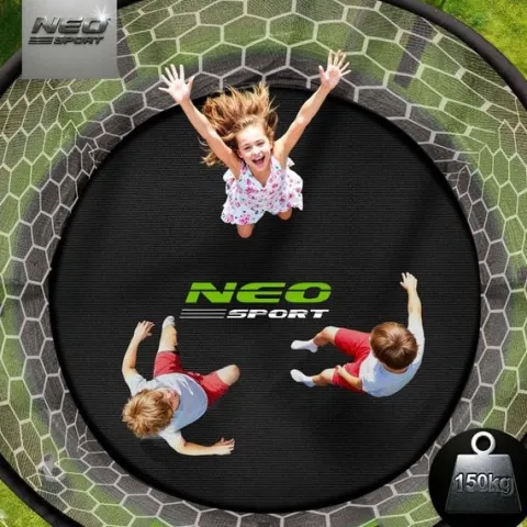 Trampolina ogrodowa 10ft/312cm z siatką wewnętrzną i drabinką Neo-Sport