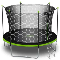 Trampolina ogrodowa 10ft/312cm z siatką wewnętrzną i drabinką Neo-Sport