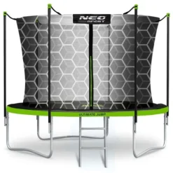 Trampolina ogrodowa 10ft/312cm z siatką wewnętrzną i drabinką Neo-Sport