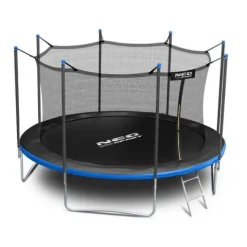Trampolina ogrodowa 13ft/404cm z siatką wewnętrzną i drabinką Neo-Sport