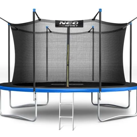 Trampolina ogrodowa 14ft/435cm z siatką wewnętrzną i drabinką Neo-Sport