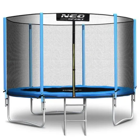 Trampolina ogrodowa 6ft/183cm z siatką zewnętrzną i drabinką Neo-Sport