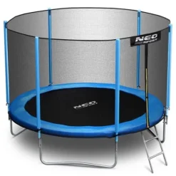 Trampolina ogrodowa 10ft/312cm z siatką zewnętrzną i drabinką Neo-Sport