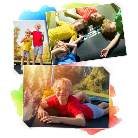 Trampolina ogrodowa profilowana 8ft/252cm z siatką wewnętrzną Neo-Sport