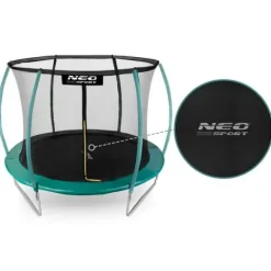 Trampolina ogrodowa profilowana 8ft/252cm z siatką wewnętrzną Neo-Sport