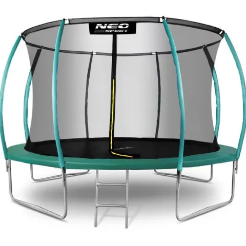 Trampolina ogrodowa profilowana 12ft/374cm z siatką wewnętrzną Neo-Sport