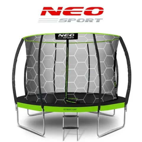 Trampolina ogrodowa profilowana 12ft/374cm z siatką wewnętrzną Neo-Sport