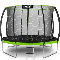 Trampolina ogrodowa profilowana 12ft/374cm z siatką wewnętrzną Neo-Sport
