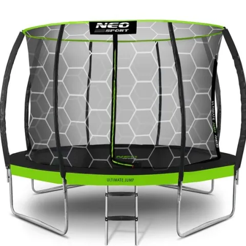Trampolina ogrodowa profilowana 12ft/374cm z siatką wewnętrzną Neo-Sport