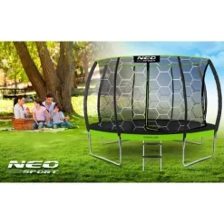 Trampolina ogrodowa profilowana 12ft/374cm z siatką wewnętrzną Neo-Sport
