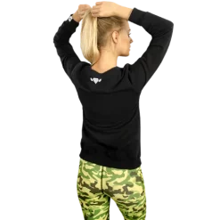 Trec - Bluza damska TW SWEATSHIRT TRECGIRL 09 STRONG BLACK XS