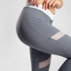 Trec - Leginsy damskie TW LEGGINGS TRECGIRL 028 DUAL MESH STORM XS