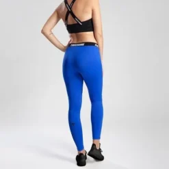 Trec - Leginsy damskie TW LEGGINGS TRECGIRL 029 DUAL MESH COBALT M