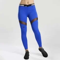 Trec - Leginsy damskie TW LEGGINGS TRECGIRL 029 DUAL MESH COBALT M