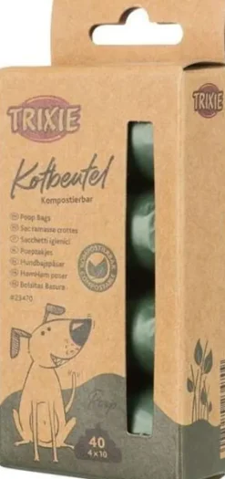 TRIXIE EKO BIOdegradowalne worki woreczki na kupy odchody psa kota 40 szt M