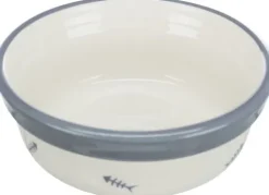TRIXIE Miski ceramiczne na stojaku dla kota miska na wodę karmę 2x0,25L