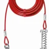 TRIXIE mocna linka stalowa smycz z amortyzatorem dla psa do 50 kg Trixie 8m