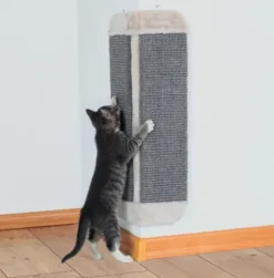 TRIXIE narożny drapak dla kota na ścianę meble sizalowy szary 60 cm