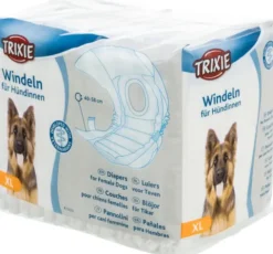 TRIXIE Pieluchy pampersy psa suczki na nietrzymanie moczu cieczkę 12 szt XL