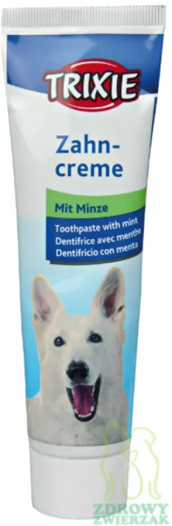 TRIXIE Szczotka szczoteczka 3szczoteczki do mycia zębów psa + pasta miętowa