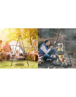 TRÓJNÓG Z RUSZTEM GRILL OGRODOWY DO PALENISK 50cm 150cm OGNISKA 1