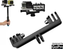 TRÓJNIK - PODWÓJNY UCHWYT - ROZDZIELNIK DO GOPRO