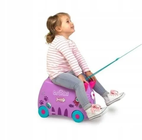 Trunki Jeżdżąca walizeczka Trunki - Kotek Cassie + naklejki