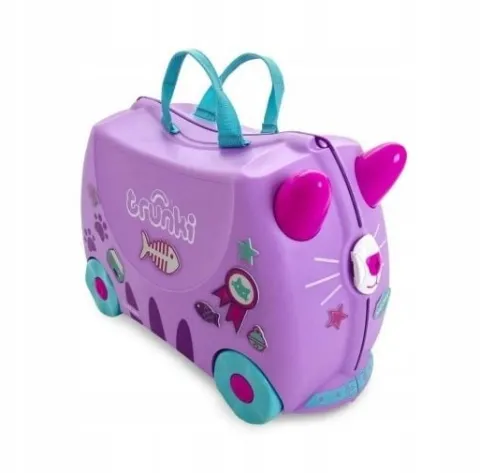 Trunki Jeżdżąca walizeczka Trunki - Kotek Cassie + naklejki