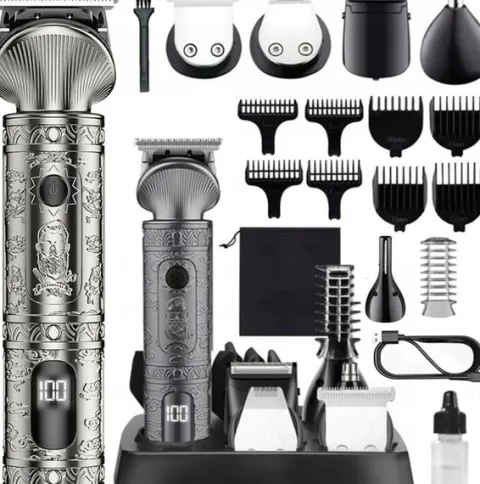 TRYMER GOLARKA DO STRZYŻENIA GOLENIA BRODY WŁOSÓW ZESTAW XXL USB 16W1