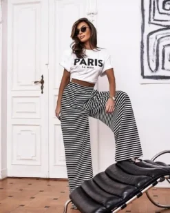 T-SHIRT DAMSKI PARIS BIAŁY