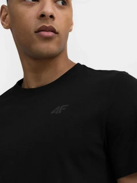 T-SHIRT 4F MĘSKI KOSZULKA KRÓTKI RĘKAW BAWEŁNIANA REGULAR GŁADKA r. M