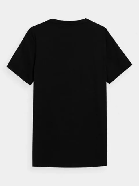 T-SHIRT 4F MĘSKI KOSZULKA KRÓTKI RĘKAW BAWEŁNIANA REGULAR GŁADKA r. M