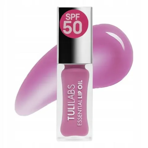 TULI LABS Essential Lip Oil Olejek do pielęgnacji ust Wonder Pink SPF50 7ml