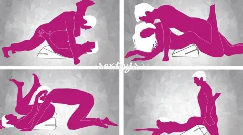 TWARDA PODUSZKA DO SEKSU Kamasutra Sex Gadżet FUKSJA