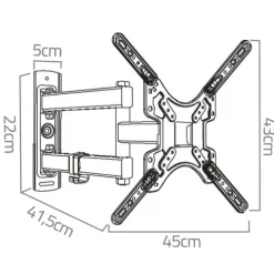 Uchwyt do telewizora 17-56 cali Humberg 30 kg