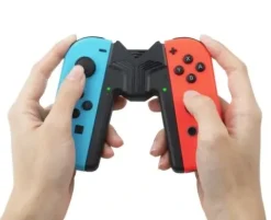 UCHWYT JOY-CON GRIP ŁADOWARKA DO NINTENDO SWITCH OLED PAD