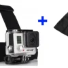 UCHWYT NA KASK/GŁOWĘ DO GOPRO HERO 7 6 5 4 3 SESSION + WORECZEK