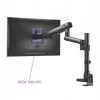 Uchwyt na monitor 8kg i laptop 4,5kg montaż zacisk długie ramię VESA